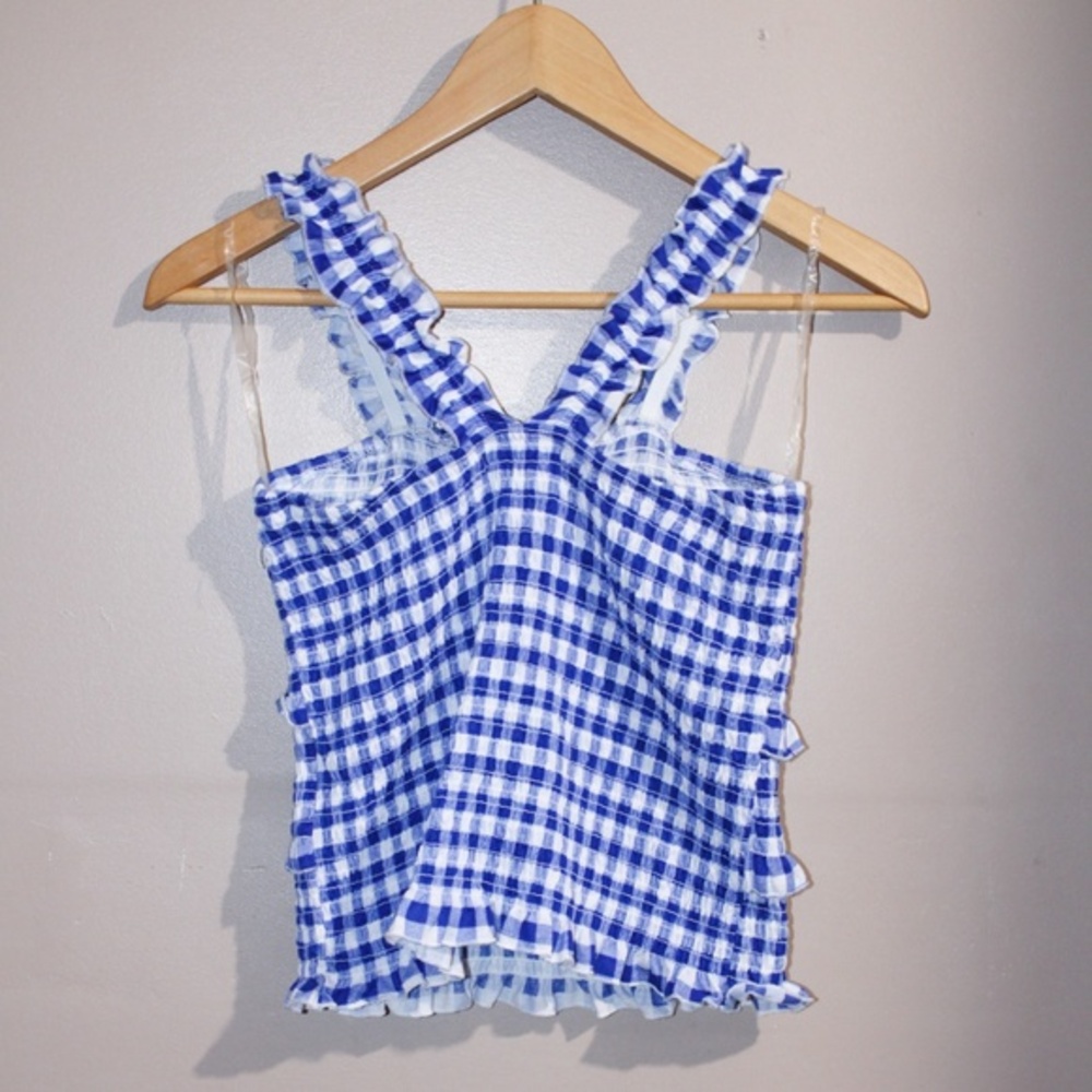 NWT Blue Crave Fame Juniors Crop Top Size M